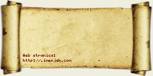 Jovana Ćuić vizit kartica